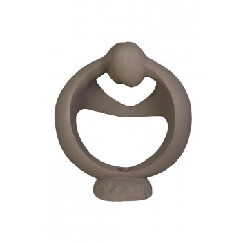 GARDEN SOLUTIONS FIBRE CONCRETE DUO PAIR SCULPTURE 1150X1000MM