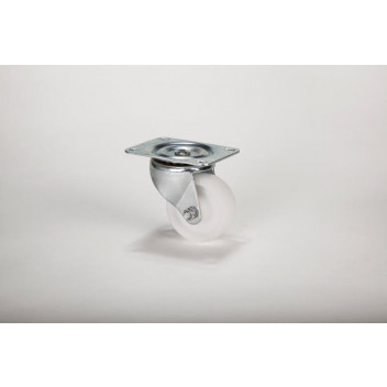 CASTOR SWIVEL PLATE NYLON 61 SERIES 75MM