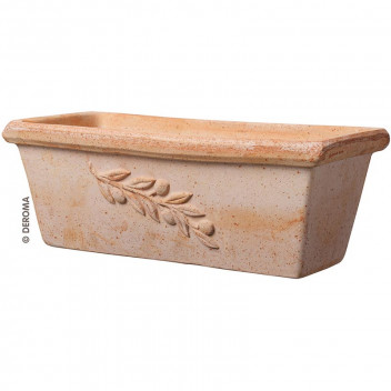 DEROMA CASSETTA OLIVE TERRACOTTA CLAY POT 30CM NO.4