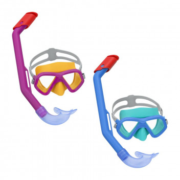 ACCESSORIES POOL SNORKEL 24023 AND MASK LIL GLIDER  BESTWAY