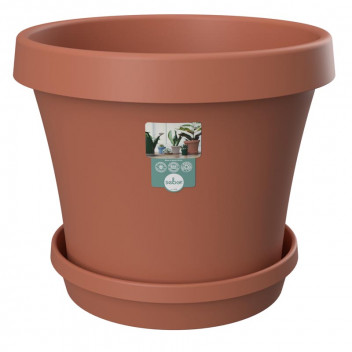 SEBO NAMIB DUNE PLASTIC POT AND SAUCER SET 25CM