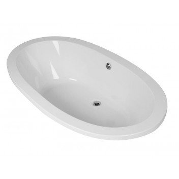 COWIE OVAL WHITE BATH 1800MM