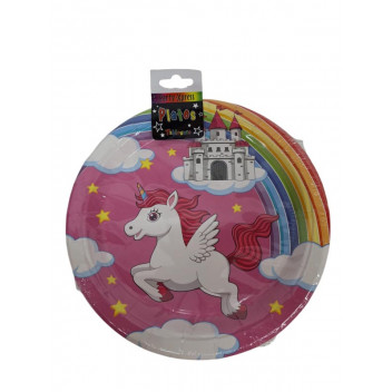 PLATE PARTY  PX24440   UNICORN   8PP