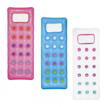 FLOAT POOL 43040  MAT  SUMMER  COLOURS  1.88X71CM