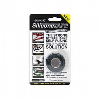 ALCOLIN BLACK MULTI PURPOSE SILICON TAPE 3M