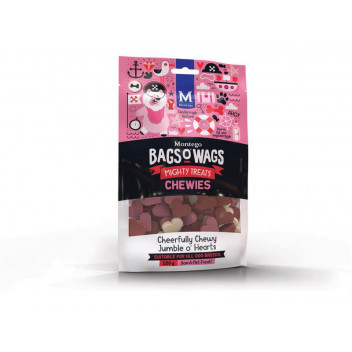 CHEWIES HEART MIX DOG FOOD TREAT 120G