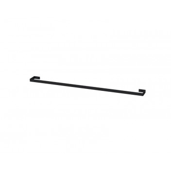 NERO BLACK SINGLE TOWEL RAIL 600MM