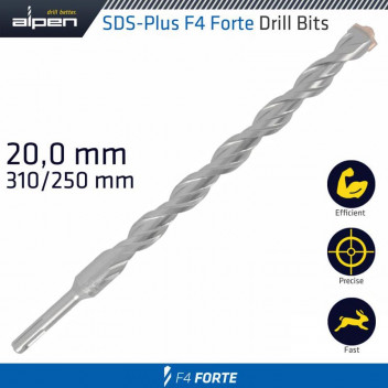 ALPEN SDS PLUS DRILL BIT 310 X 250 20.0MM