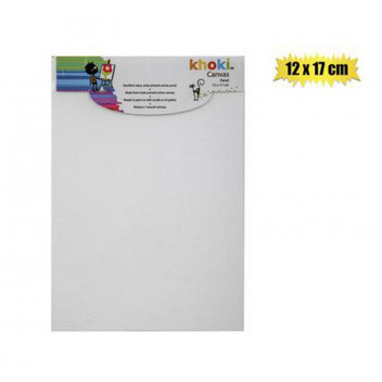 KHOKI CANVAS PANEL WHITE 12X17CM