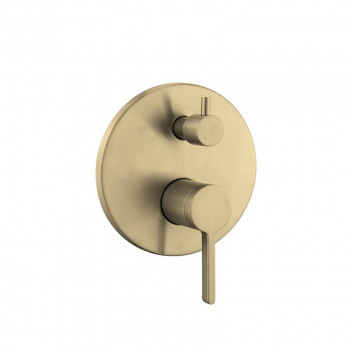 BIJIOU LAVOE GOLD CONCEALED BATH AND SHOWER MIXER WITH DIVERTER