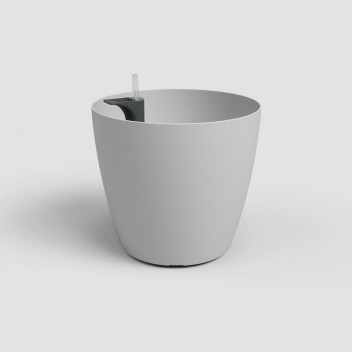 ARTEVASI SAN REMO MATTE GREY PLASTIC POT 30CM