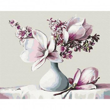 PAINT  BY NUMBERS  BS303 BOUGUET OF MAGNOLIAS