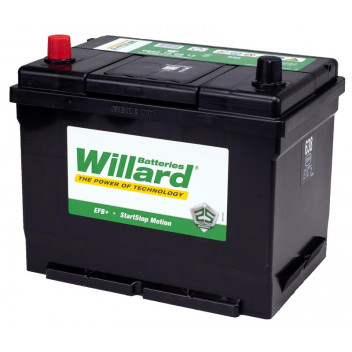 WILLARD SMF BATTERY - STANDARD - POSITIVE LEFT