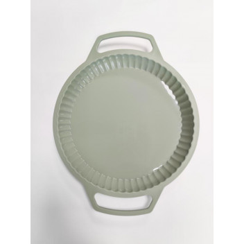 PAN ROUND   19242 SILICONE WITH SOLID HANDLE  32X26X3.2CM