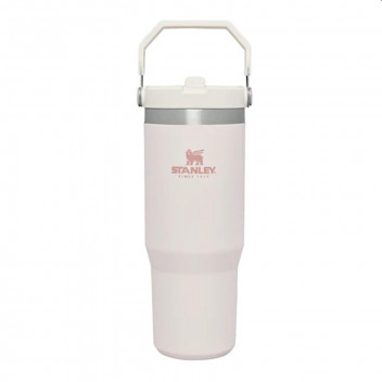 TUMBLER FLIP STRAW ICE FLOW ROSE QUARTZ 890ML