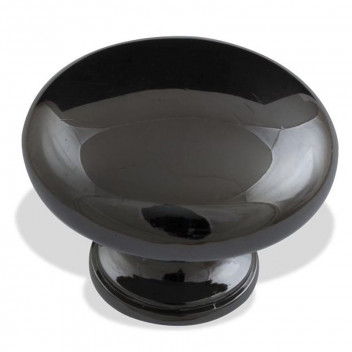 FIT KNOB PEARL DROP BLACK NICKEL 30MM