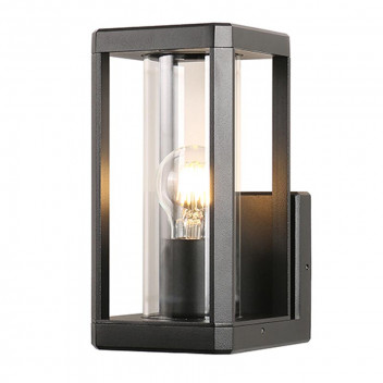 EUROLUX BHOK BLACK OUTDOOR WALL LIGHT