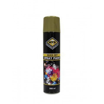 PAINT SPRAY MTS1856 METALLIC RICH PALE GOLD 300ML MTS