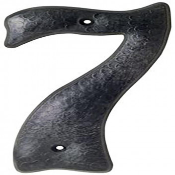 BLACK PLASTIC HOUSE NUMBER NO.8 190MM