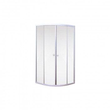 DOOR SHOWER QUADRANT ROUND 885X885X1850 CLEAR GLASS AQUATIDE