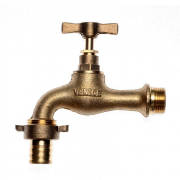 GARDEN HOSE ROUGH BRASS BIB TAP 15MM