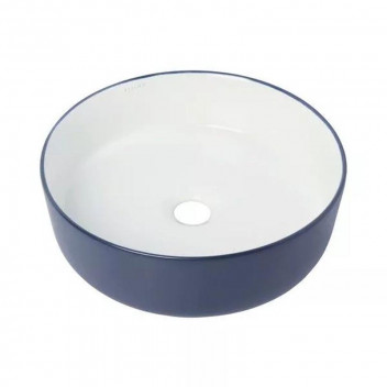 BIJIOU AZURE NAVY SENSEULLE FREESTANDING BASIN 360X360X120MM