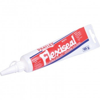 PRATLEY WHITE WATERPROOF FLEXI SEALER 125G