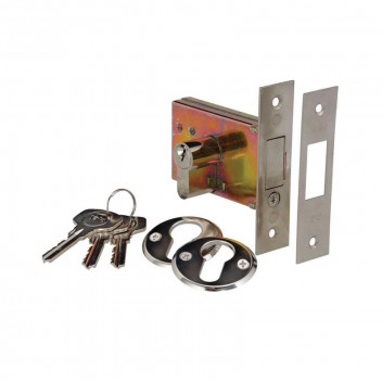 YALE CYLINDER SECURITY GATE LOCK NICKEL