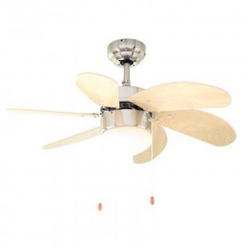 EUROLUX WOOD 6 BLADE TURBO SWIRL CEILING FAN