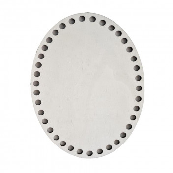 SMART PRODUCTS CROCHET WOODEN BLANK CRAFT OVAL 22X15CM