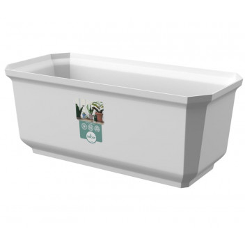 SEBOR WHITE WATER PLASTIC PLANTER 30CM