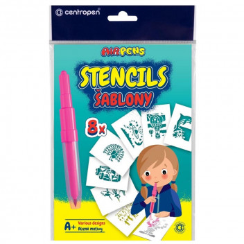 STENCIL KIDDIES  9996/09 MIXED DESIGN 5PIECE