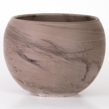 BASALT TERRACOTTA BALL POT 32CM