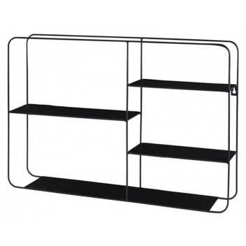 3 SHELVES IN WALL SHELVE FRAME 57X40X10CM