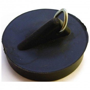 SAFETOP BATH PLUG PVC BLACK