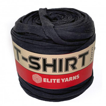 YARN T-SHIRT BLACK 700GR