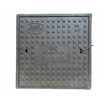 POLYMER MEDIUM DUTY MANHOLE COVER AND FRAME 660X660MM 51KG