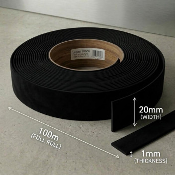SUPER BLACK HG EDGING 20MMX1MMX10M