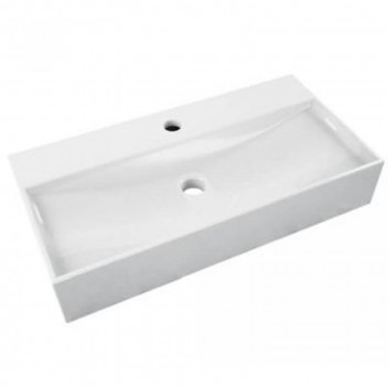 BIJIOU REUNION WHITE FREESTANDING SOLO BASIN