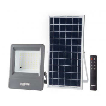 TEVO TRADING SOLAR PANEL WITH FLOOD LIGHT 80W BLACK.