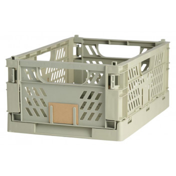 FOLDABLE GREEN STORAGE BOX 50X33X20CM