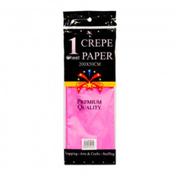 PINK CREPE PAPER 50X200CM