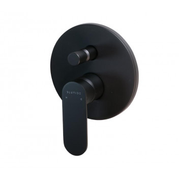 BLUTIDE SATIN BLACK CONCEALED WITH DIVERTER TRIM SET MIXER