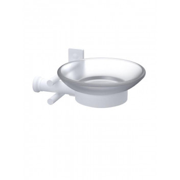 NYX WHITE SOAP DISH HOLDER
