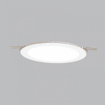 BRIGHTSTAR DOWN LIGHT FLUSH WHITE ALUMINIUM CARB 190MM