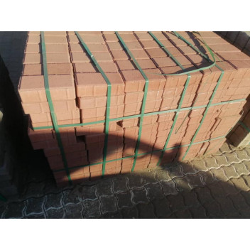 RECTANGULAR RED PAVER 25MPA 55MM