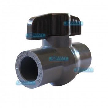 PVC SOLVENT WELD COMPACT GIV BALL VALVE 50MM