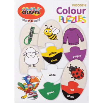 COLOURS AND WORDS CRAFT ENGLISH PUZZLE