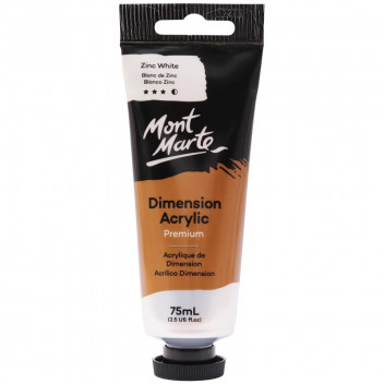 CRAFT ZINC WHITE ACRYLIC PAINT 75ML