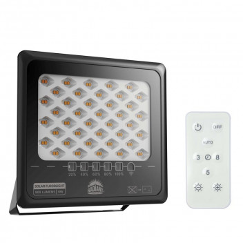 RADIANT 900 LUMEN SOLAR FLOOD LIGHT WITH REMOTE